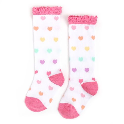 Sweetheart Lace Top Knee High Socks